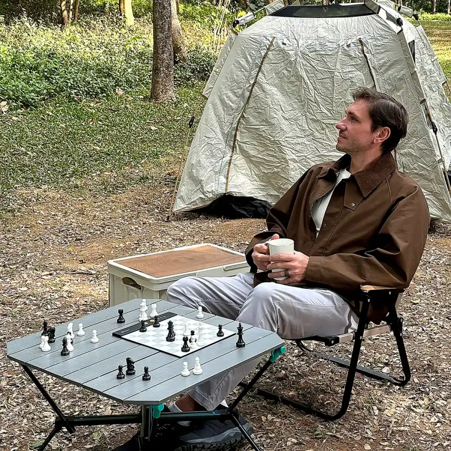 Chessnut GO на отдыхе за городом